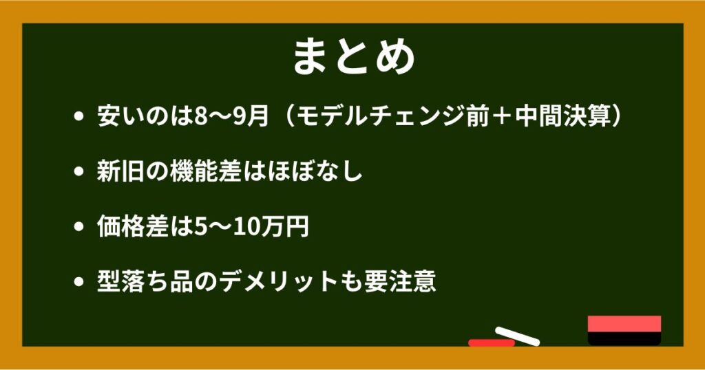 ドラム式洗濯機の新旧モデルのまとめ図
